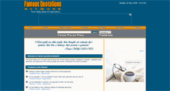 Desktop Screenshot of famous-quotations.com
